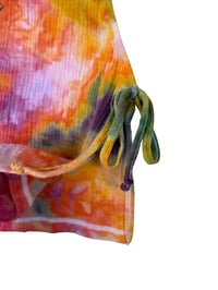 Image 6 of S 100% Cotton Woven Side-Tie Top in Euphoria Watercolor Ice Dye