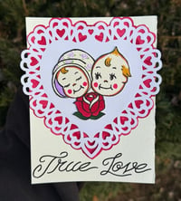 Kewpie Doily Card