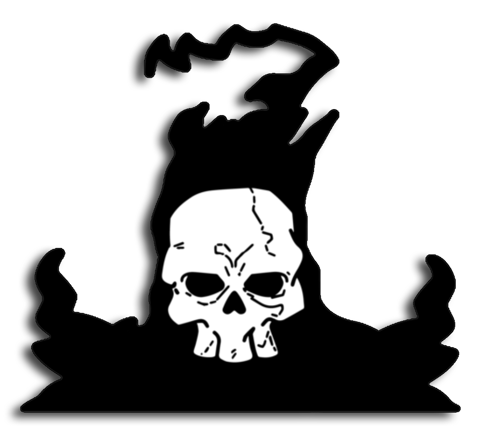 Image of Lord Death Sticker (Black)