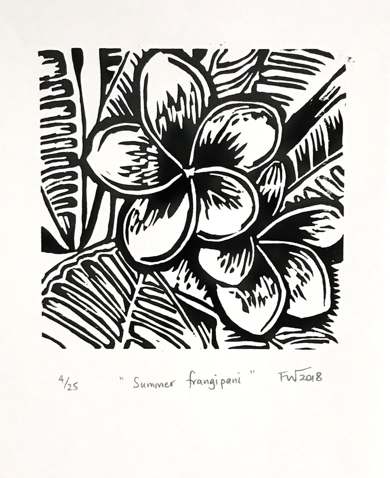 Image of "Summer Frangipani" 2018