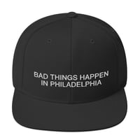 Image 1 of Bad Things Black Snapback