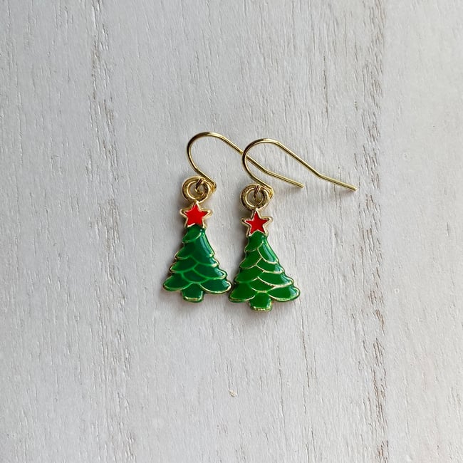 Xmas Tree Earrings