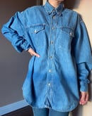 Image 4 of Versace Medusa Head Denim Shirt