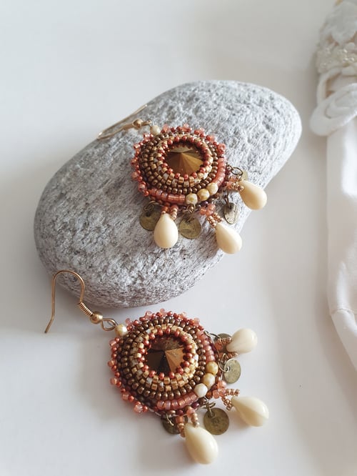 Image of Boucles d'oreilles SO CUTE chocolat