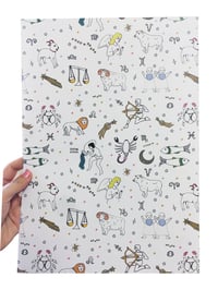 Image 2 of Zodiac Wrapping Paper