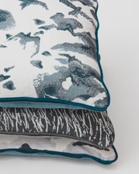 Image 4 of Clouds Silk Cushion Grey