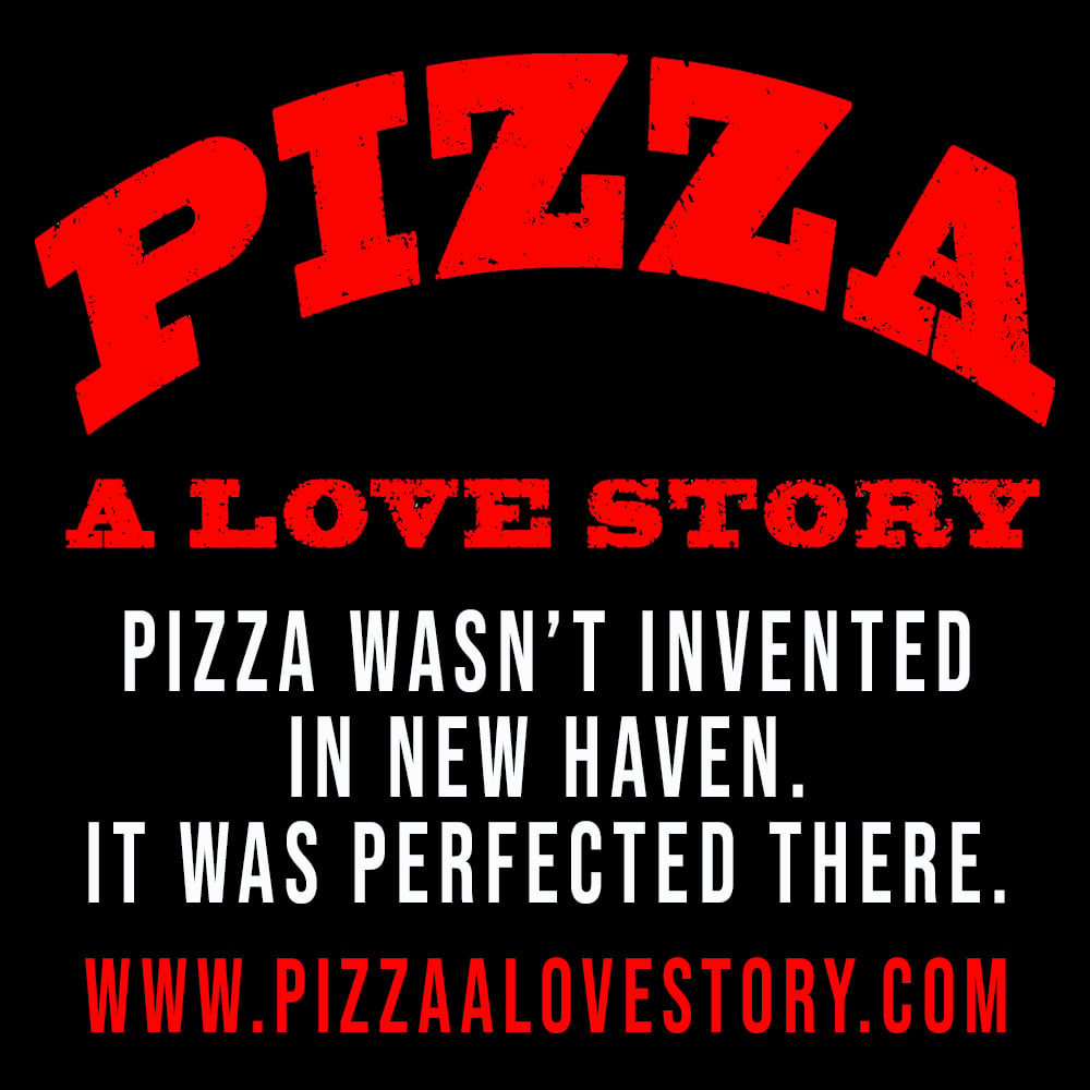 Image of Pizza, A Love Story poster, sticker, magnet & pen