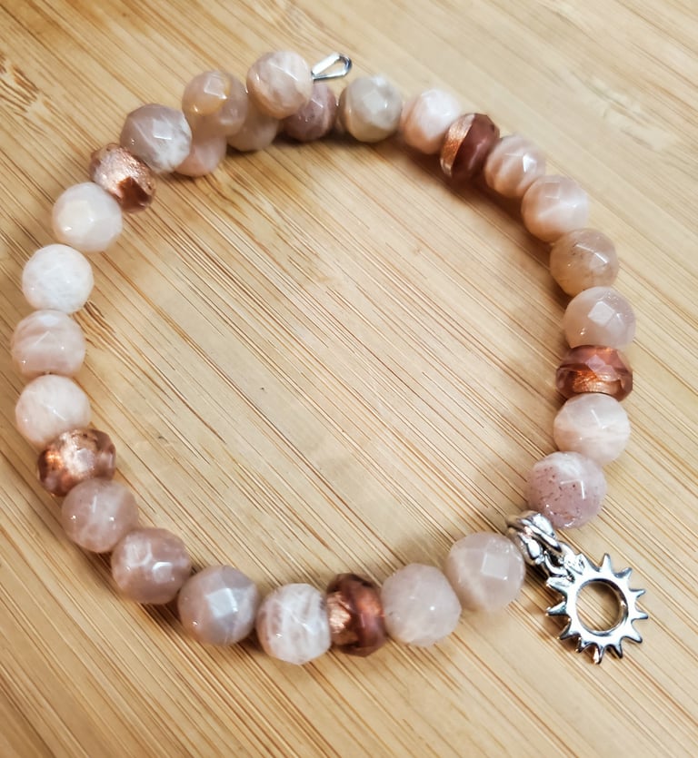 Sunstone Charm Bracelet Image 2