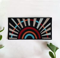 Image 1 of Black Sunbow - Woven Iron-on Patch
