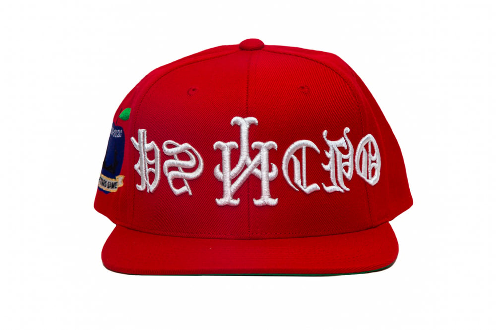 Image of Red Upside Down Psycho SnapBack 