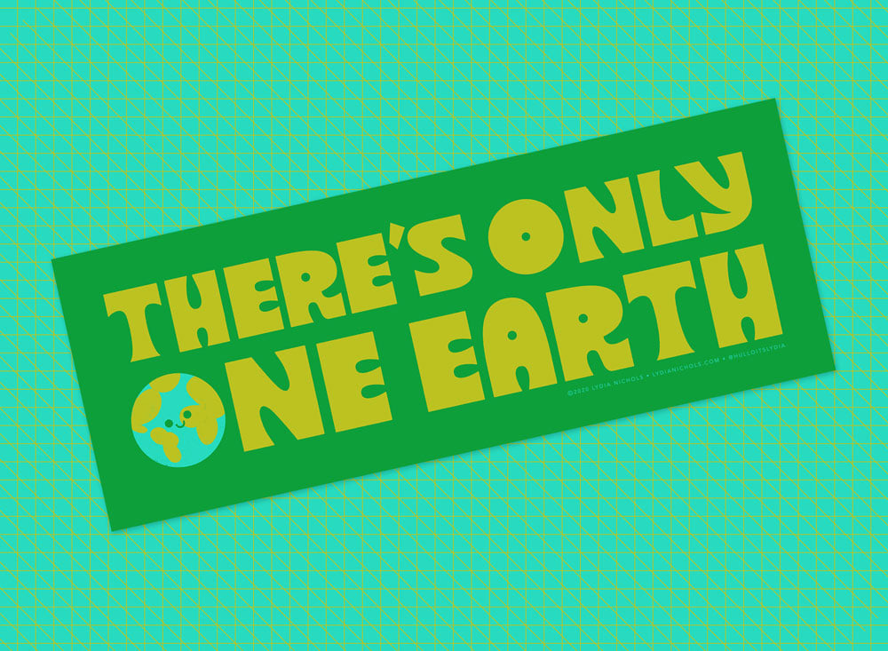 Image of One Earth Bumper Sticker