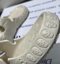 Image 4 of Skulls comfy slip ons