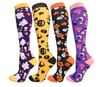24K Scrubs Halloween Compression Socks | Holiday Themed Socks | 20-30mm Hg | 