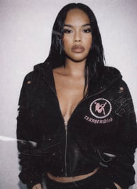 Image 1 of R Pin Up Girl Hoodie 