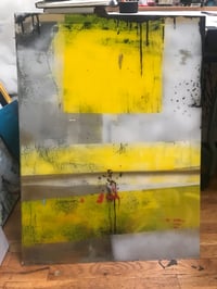 "Life in Yellow" Original Painting - Signed by Joshua Mongeau