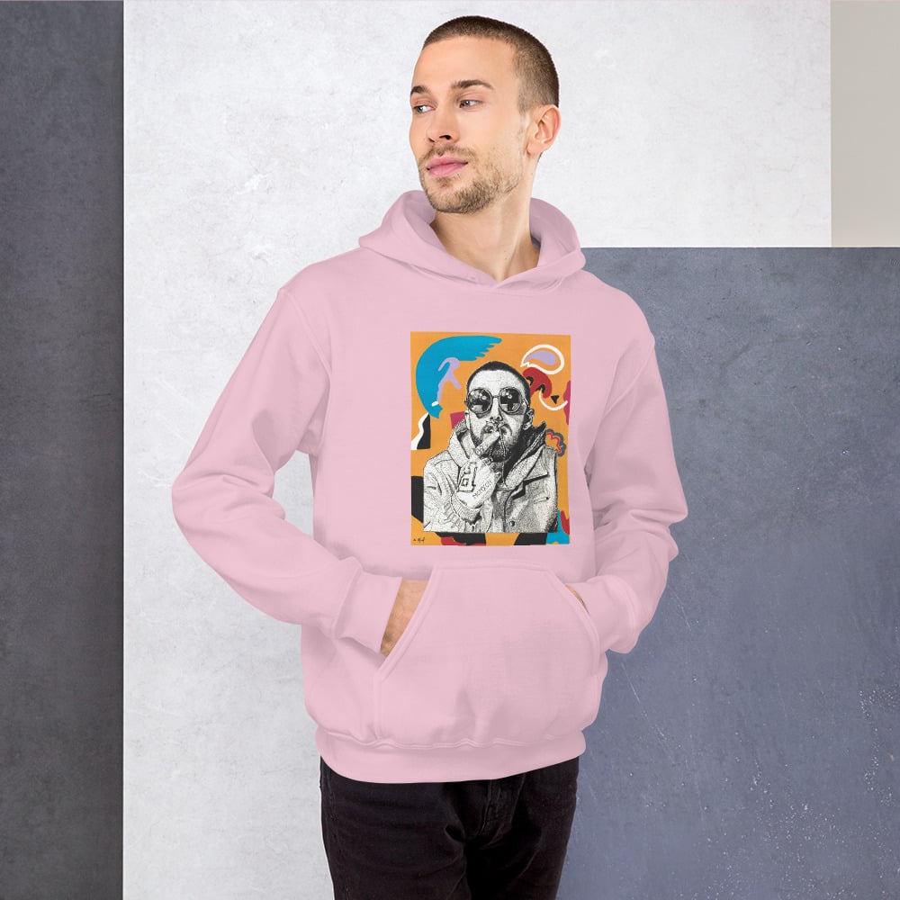 Mac miller pink hoodie hot sale