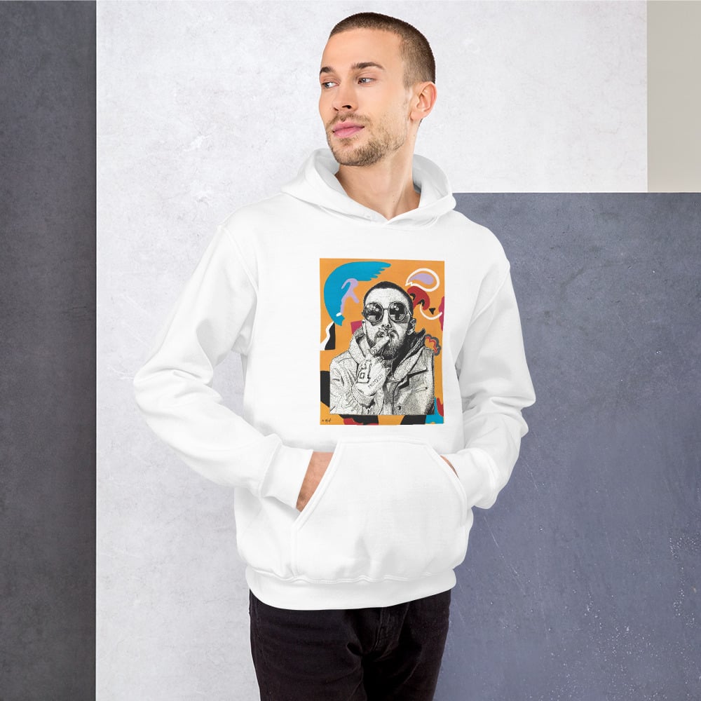 Mac miller cheap white hoodie