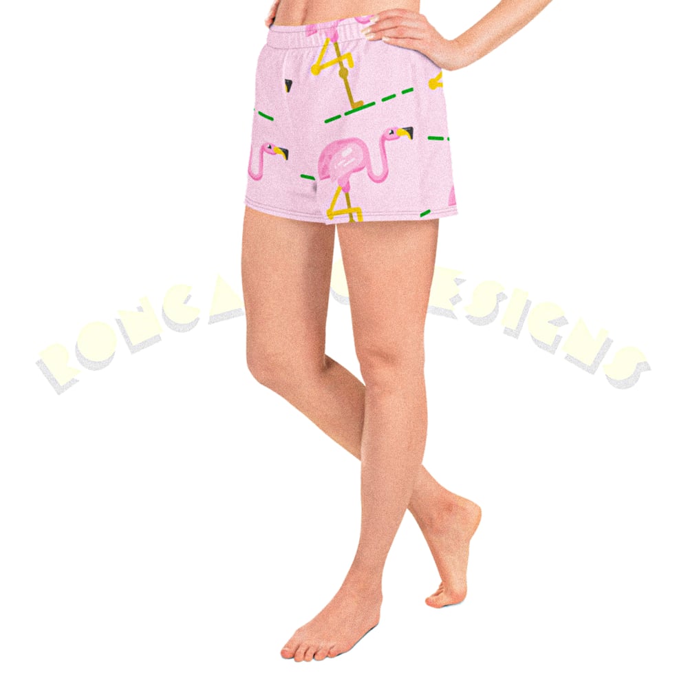 Image of Flamingo female beach shorts