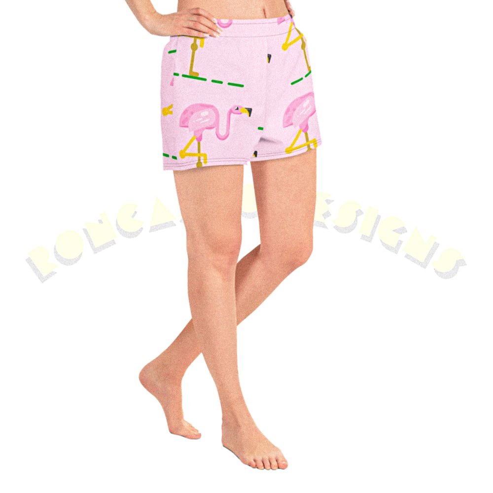 Image of Flamingo female beach shorts