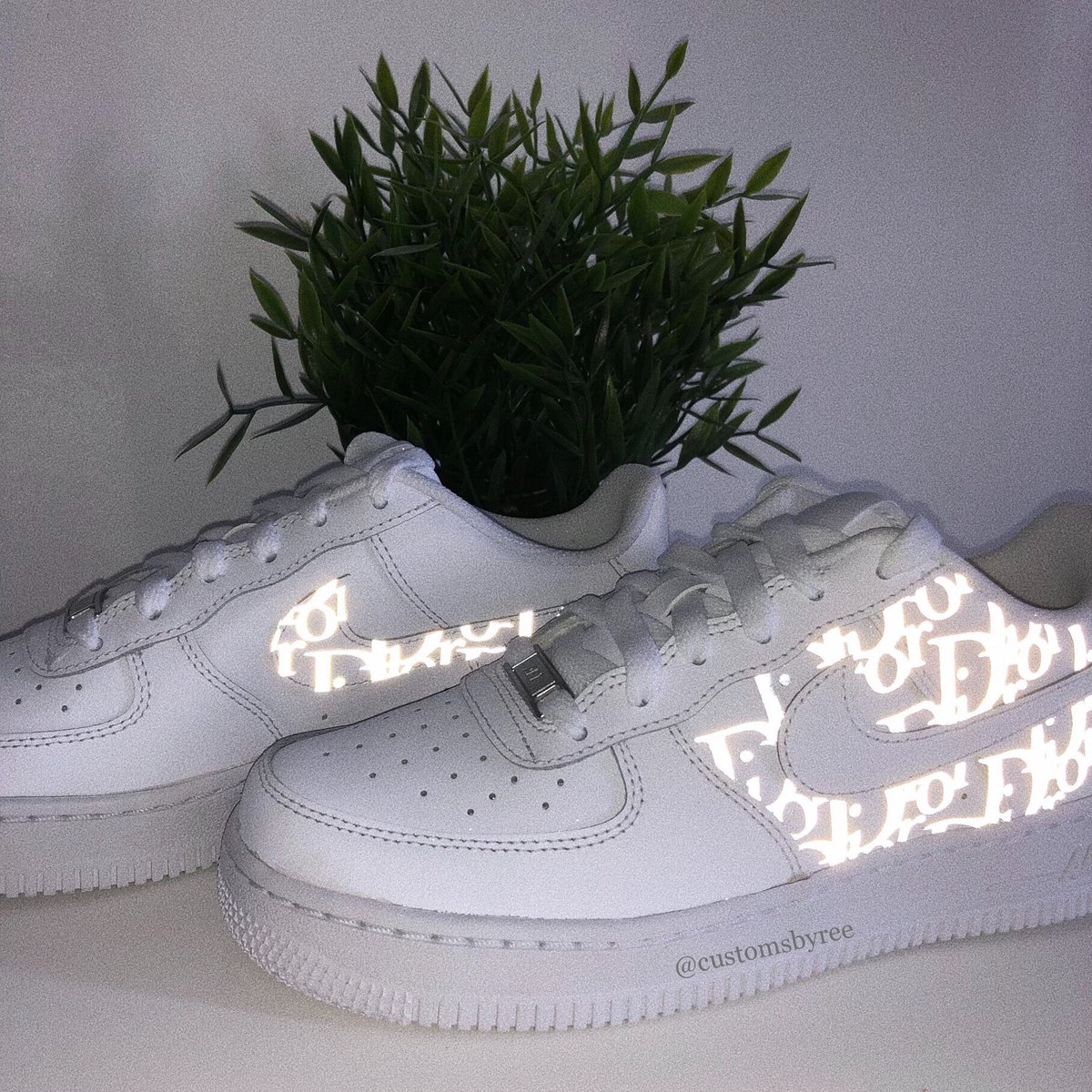 Reflective AF1's – The Custom Sneaker Co