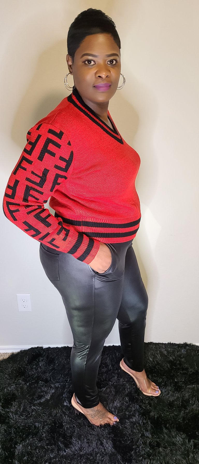 Letter F Sweater Image 2