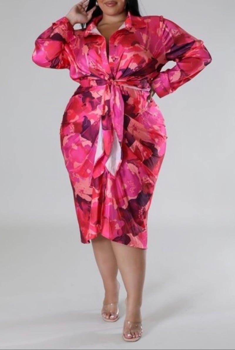 Shades of pink floral dress | Diva J's Closet Shades of pink floral dress | Diva J's Closet