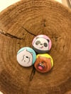 Bear Trio - Pinback Buttons