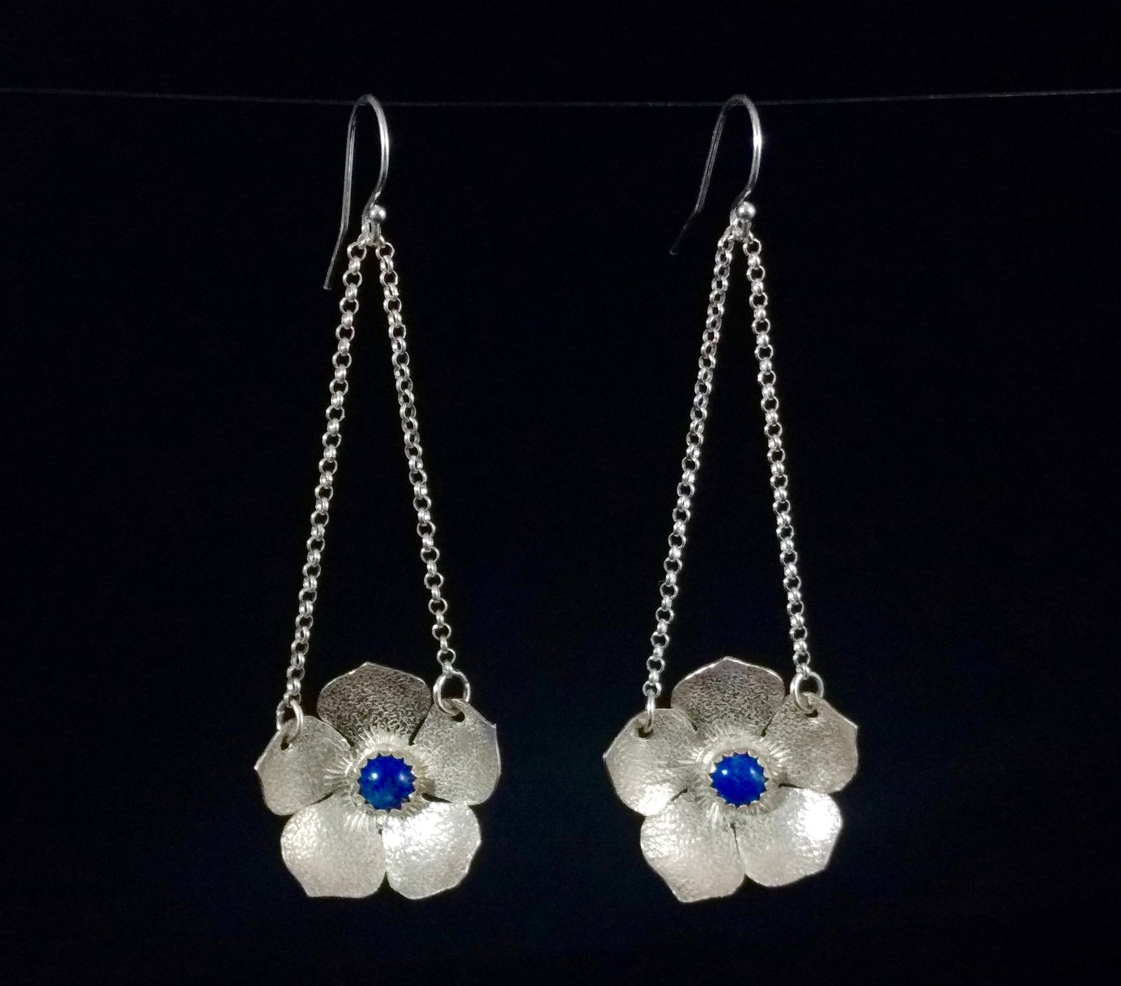 Gioielli Orecchini Orecchini chandelier Full Bloom w/ Lapis Lazuli 