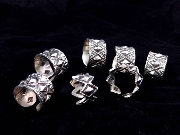 Image of Dragon Skinn Adjustable Rings