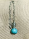 Turquoise Silver Chain 