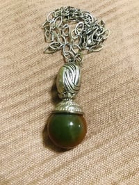 Image 1 of Silver Chain With Agate