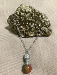 Image 2 of Silver Chain With Agate