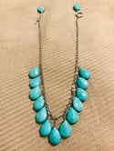 Teardrop Turquoise Necklace 