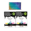 New Arrival Blank Square Patterns Hologram Eggshell Stickers 70pcs/140pcs free shipping