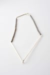 NECKLACE silver - shell  #027-50