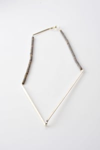 NECKLACE silver - shell  #027-50