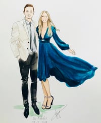 Image 3 of Custom Couple Illustration