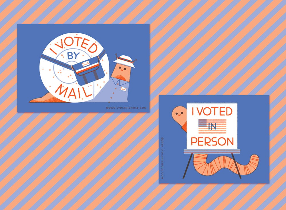 Image of I Voted Stickers
