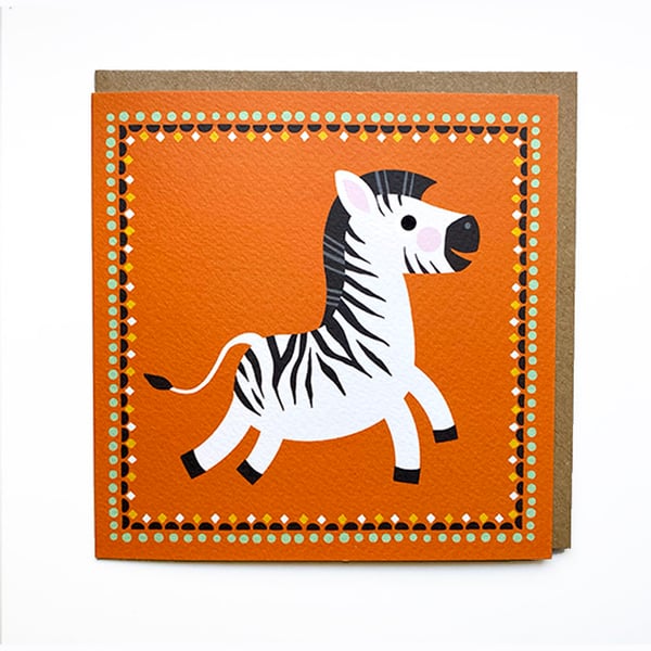 Image of Zebra Card