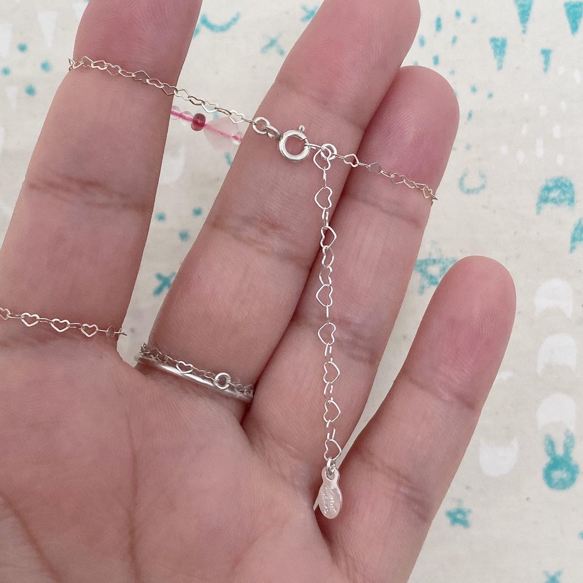 Image of Rose quartz love bracelet