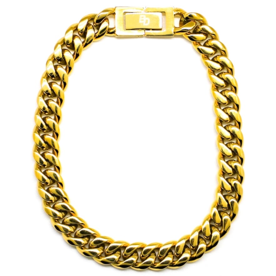 Image of Bust Down Gold Cuban Bracelet
