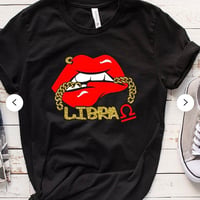 Libra Sexy Lips Tee