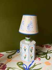 Image 3 of Blue Whippet Lampshade