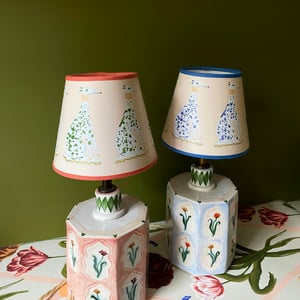 Image of Blue Whippet Lampshade