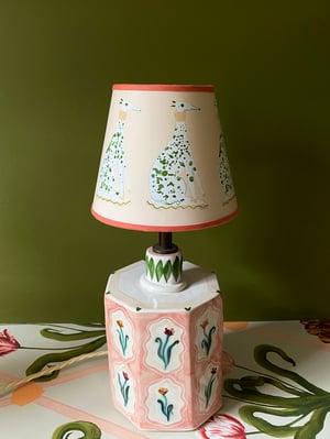 Image of Green Whippet Lampshade
