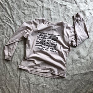 Image of Younger And Wiser Long Sleeve T-shirt Plaster