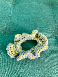Image 3 of Handmade Trio of Crochet Hairbands in Pastel