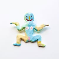 Image 1 of Naked squat (blue and yellow) 