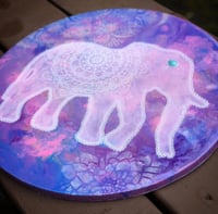 Image 1 of Pastel elephant mandala 