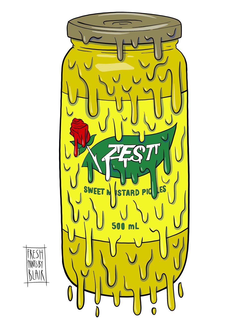 Melty Mustad Pickles!